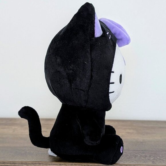 Hello Kitty Halloween Black Cat Costume Plush 8” -NWT - Picture 3 of 6